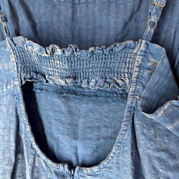 NWT Wild Fable Demin Spaghetti Strap Mini Dress - Picture 3 of 6